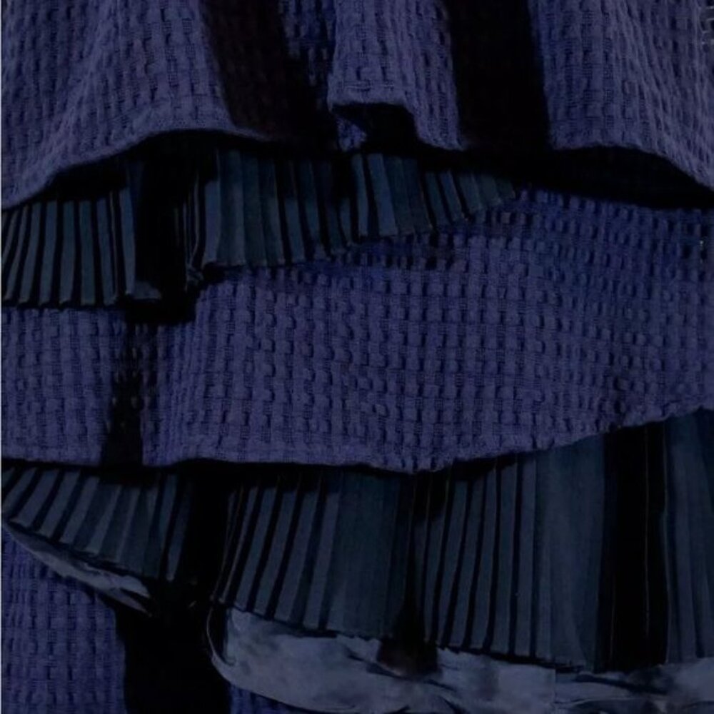 Ric Rac x Anthropologie Gingham Woven Eclectic Midi Dress Vintage Boho Feminine - Picture 6 of 16